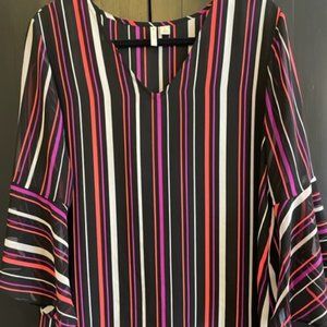Cato Vertical striped blouse Size Large